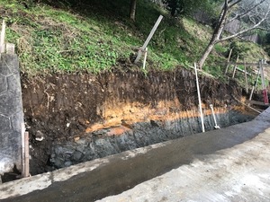 那須烏山市　Y様邸擁壁工事
