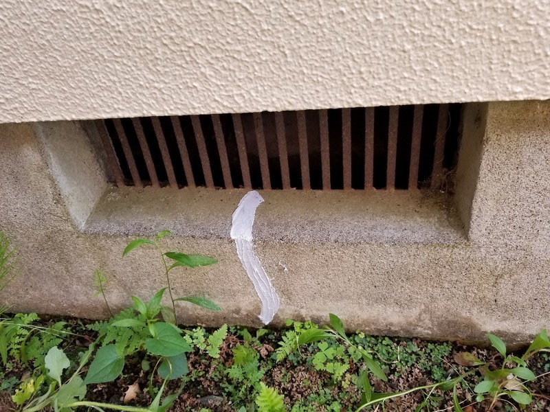 基礎のひび割れ補修