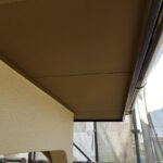 軒天は濃い目の色に。