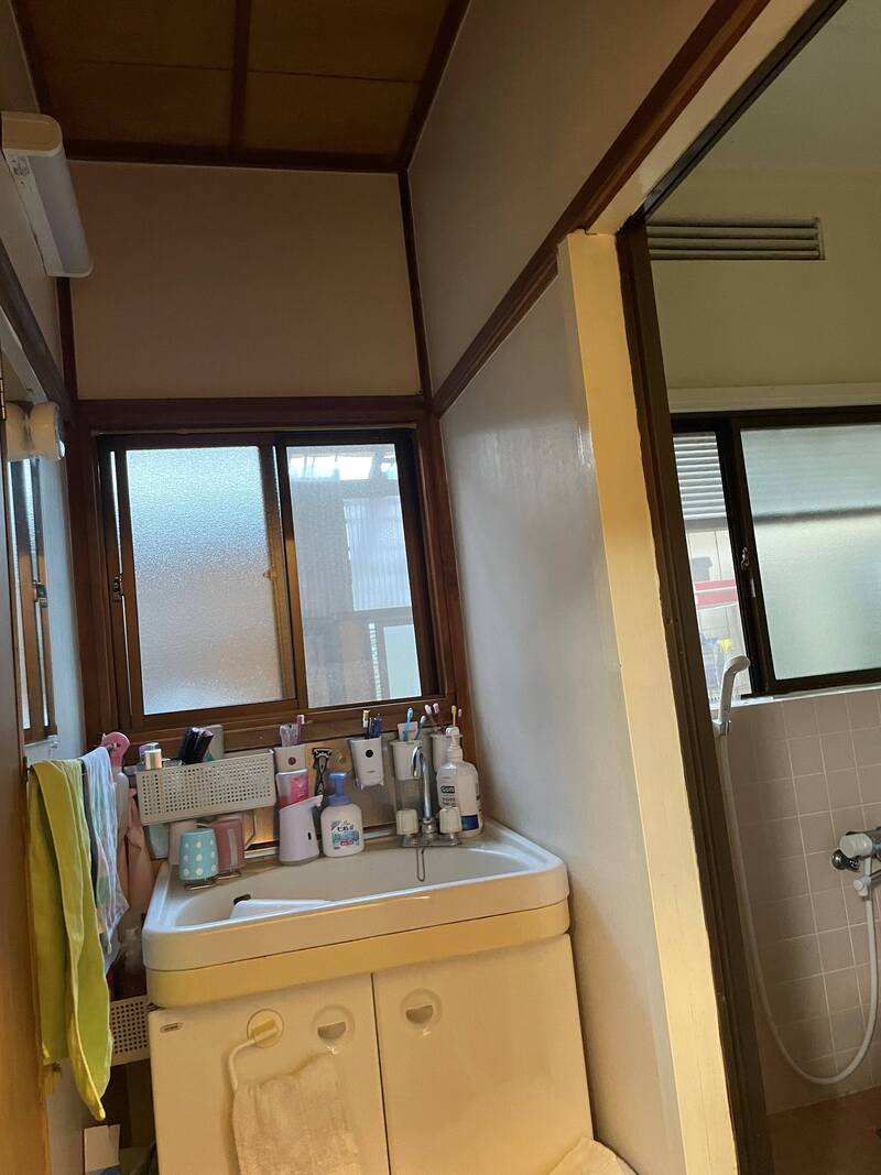 before　洗面脱衣所