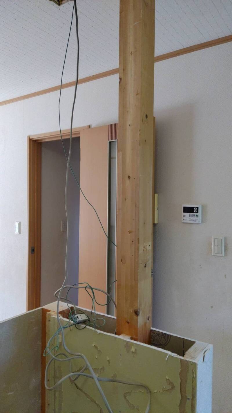 構造上必要な柱は残します