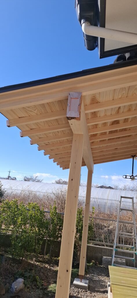 和風な下屋のある風景