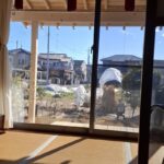 室内側から