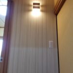 after
入口の半畳スペースで各部屋のドアを設置