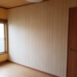 after
新設した壁
この後ろ側が収納部分になっています。