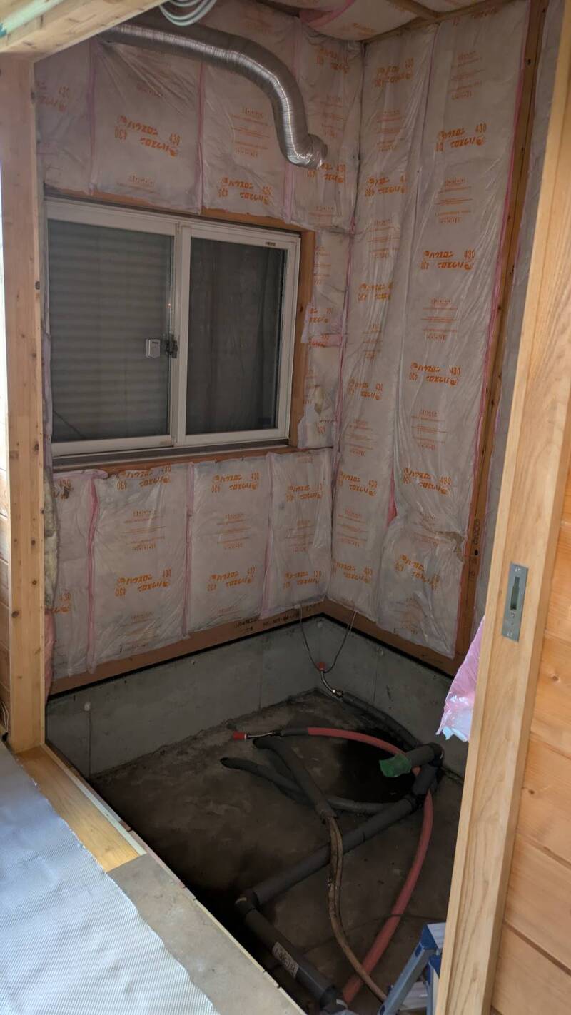 既存ユニットバス解体