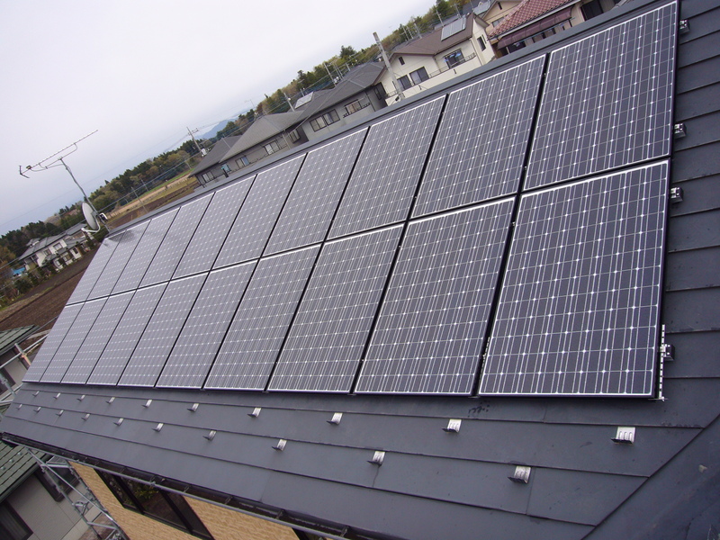太陽光発電設置