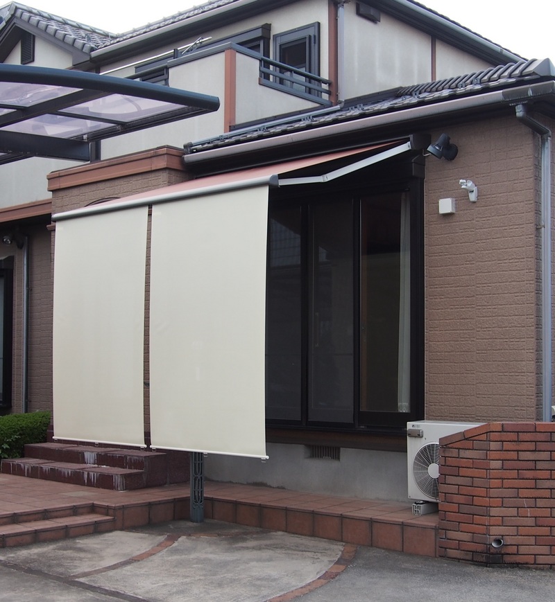 前面にスクリーンがついてるタイプなので、
更に涼しさUP!